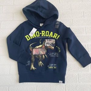 NWT THE GAP Dinosaur Holographic Hoodie